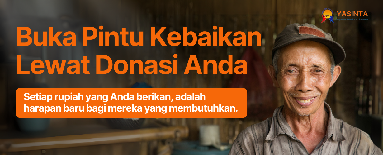 buka pintu kebaikan lewat donasi yasinta